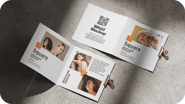 Company profile brochure mockup