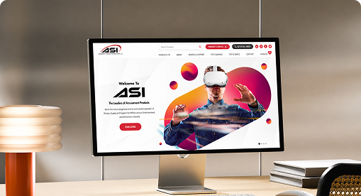 Website Designs — ASI Amusement Products